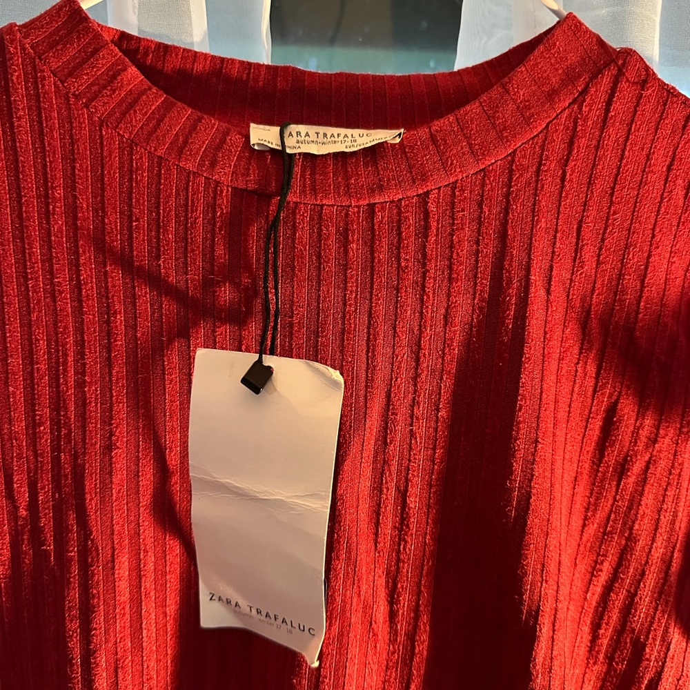 Zara Red Mini Dress - Picture 2 of 4